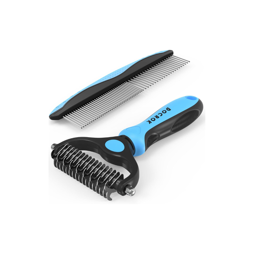 Dog Grooming Brush & Comb Set