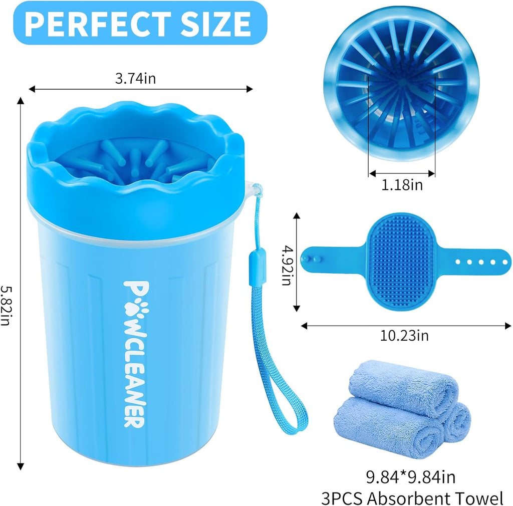 Dog Paw Cleaner Cup – Portable Paw Washer for Medium Dogs