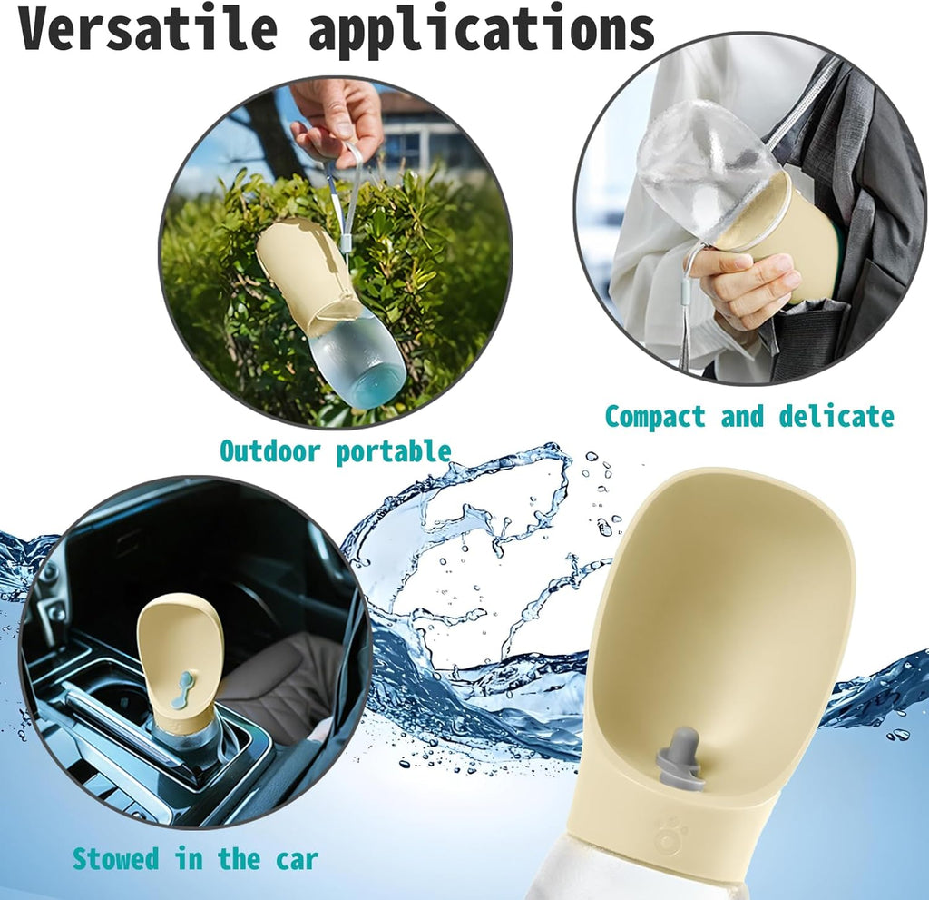 Dog Travel Water Bottle – Portable Leak‑Proof Dispenser (12oz)