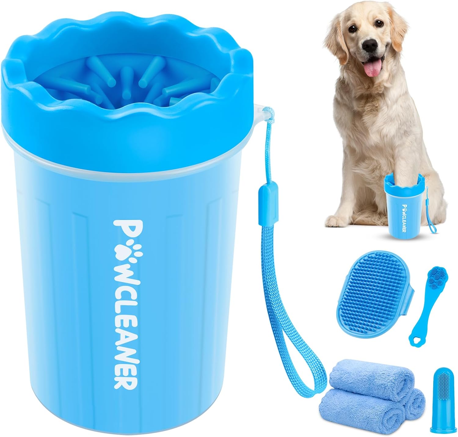 Dog Paw Cleaner Cup – Portable Paw Washer for Medium Dogs